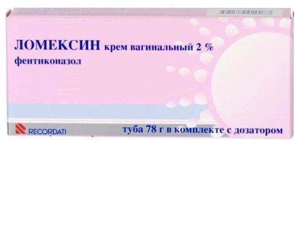 Ломексин крем д/ваг и наружн пр 2% 78г N1 туб (дозат) ПК